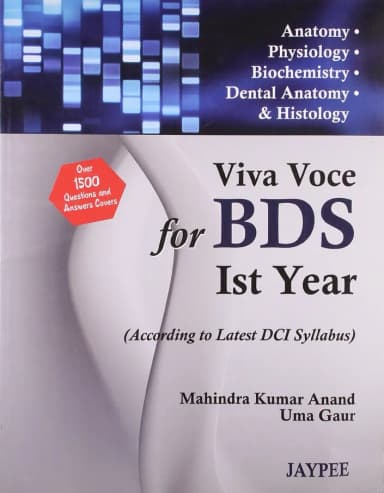 Image of - Viva Voce for Bds Ist Year - 1st Edition
