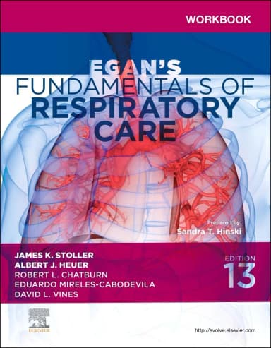 Image of - Workbook for Egan's Fundamentals of Respiratory Care-13E