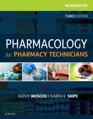 Image of - Workbook for Pharmacology for Pharmacy Technicians -3E
