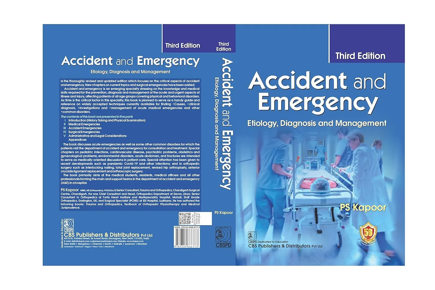 Accident And Emergency Etiology Diagnosis And Management | Third Edition | Paperback