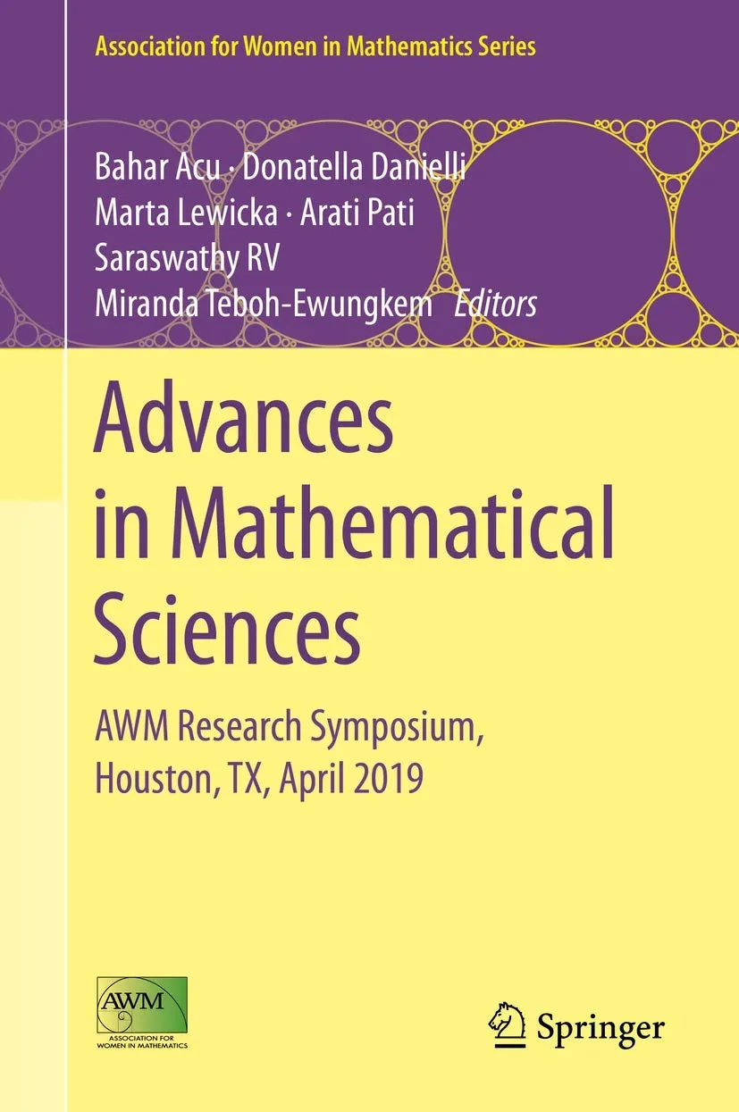 Advances In Mathematical Sciences Awm Research Symposium Houston Tx April 2019 | Hardcover
