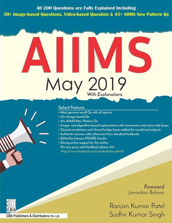 AIIMS May 2019 With Explanations | Paperback