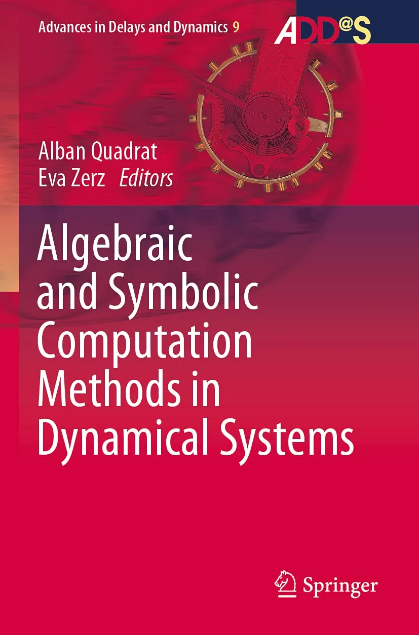 Algebraic And Symbolic Computation Methods In Dynamical Systems | Paperback