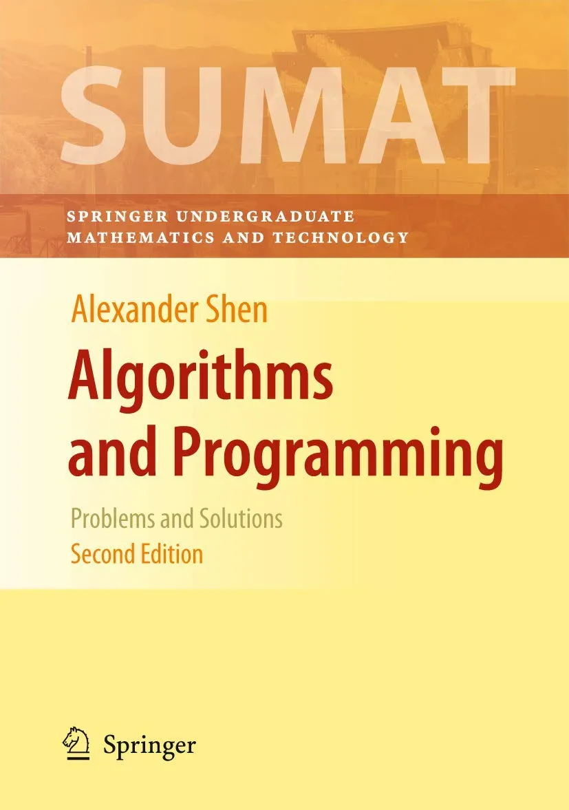 Algorithms And Programming Problems And Solutions | 2nd Edition | Paperback