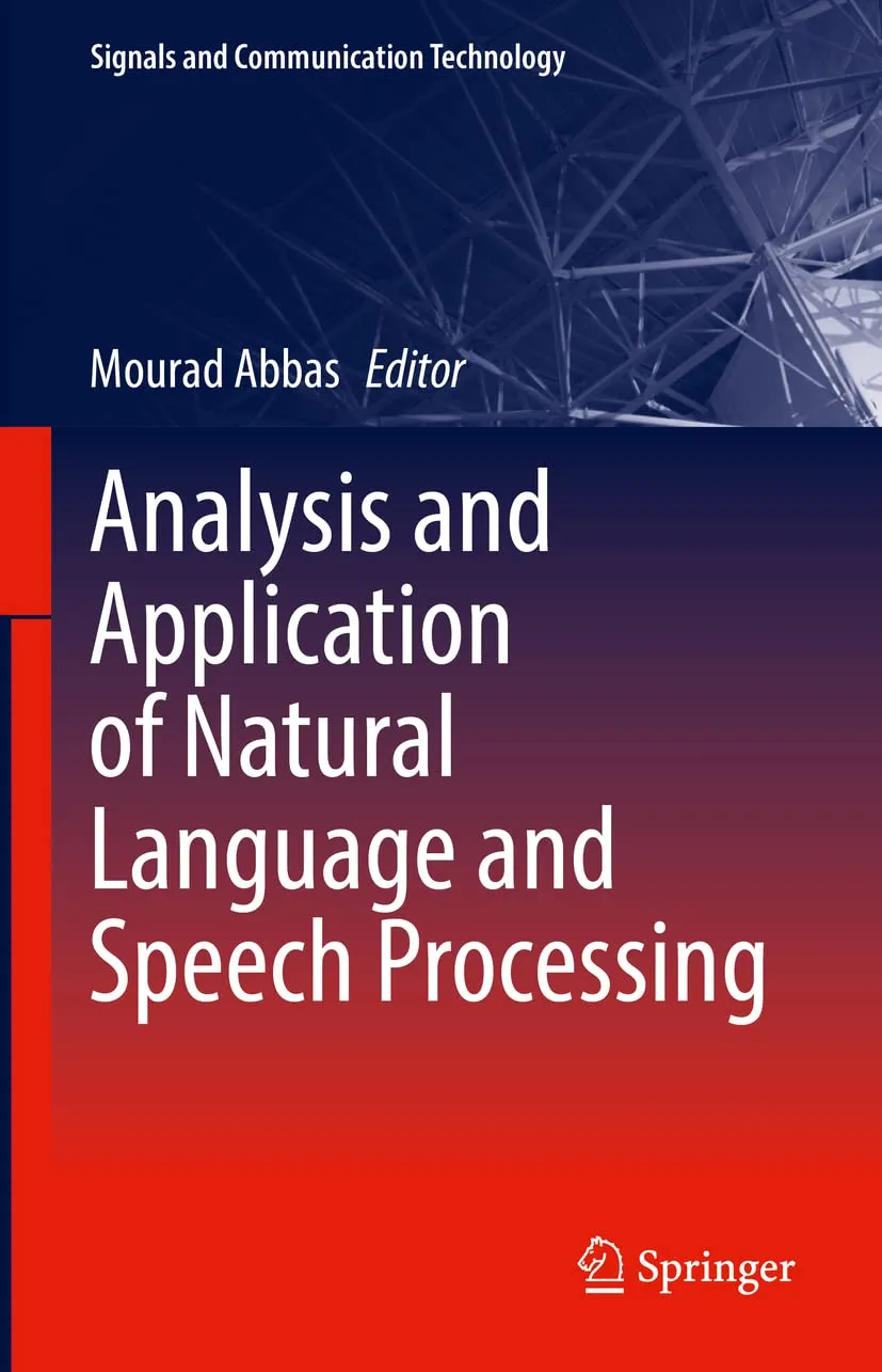 Analysis And Application Of Natural Language And Speech Processing | Hardcover