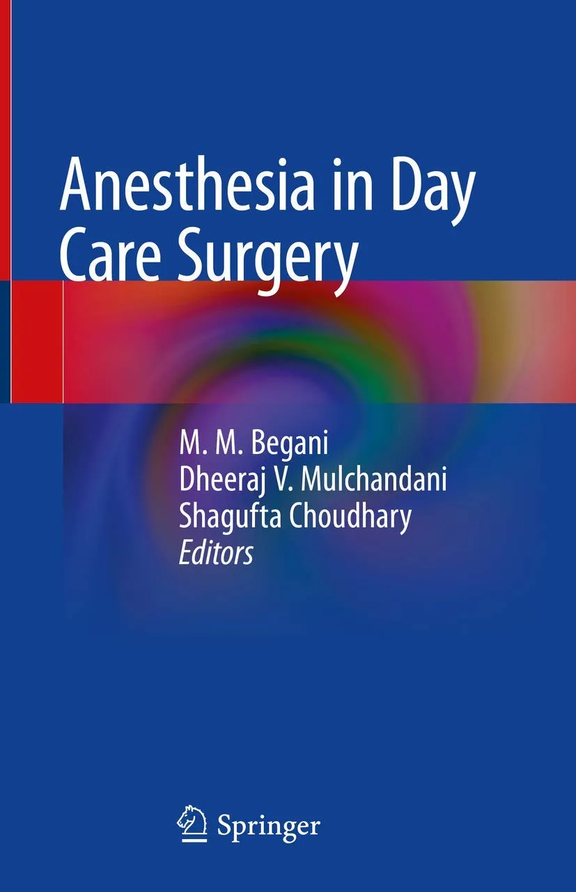 Anesthesia In Day Care Surgery | Hardcover