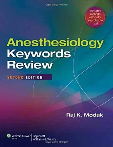Anesthesiology Keywords Review | 2nd Edition | Paperback