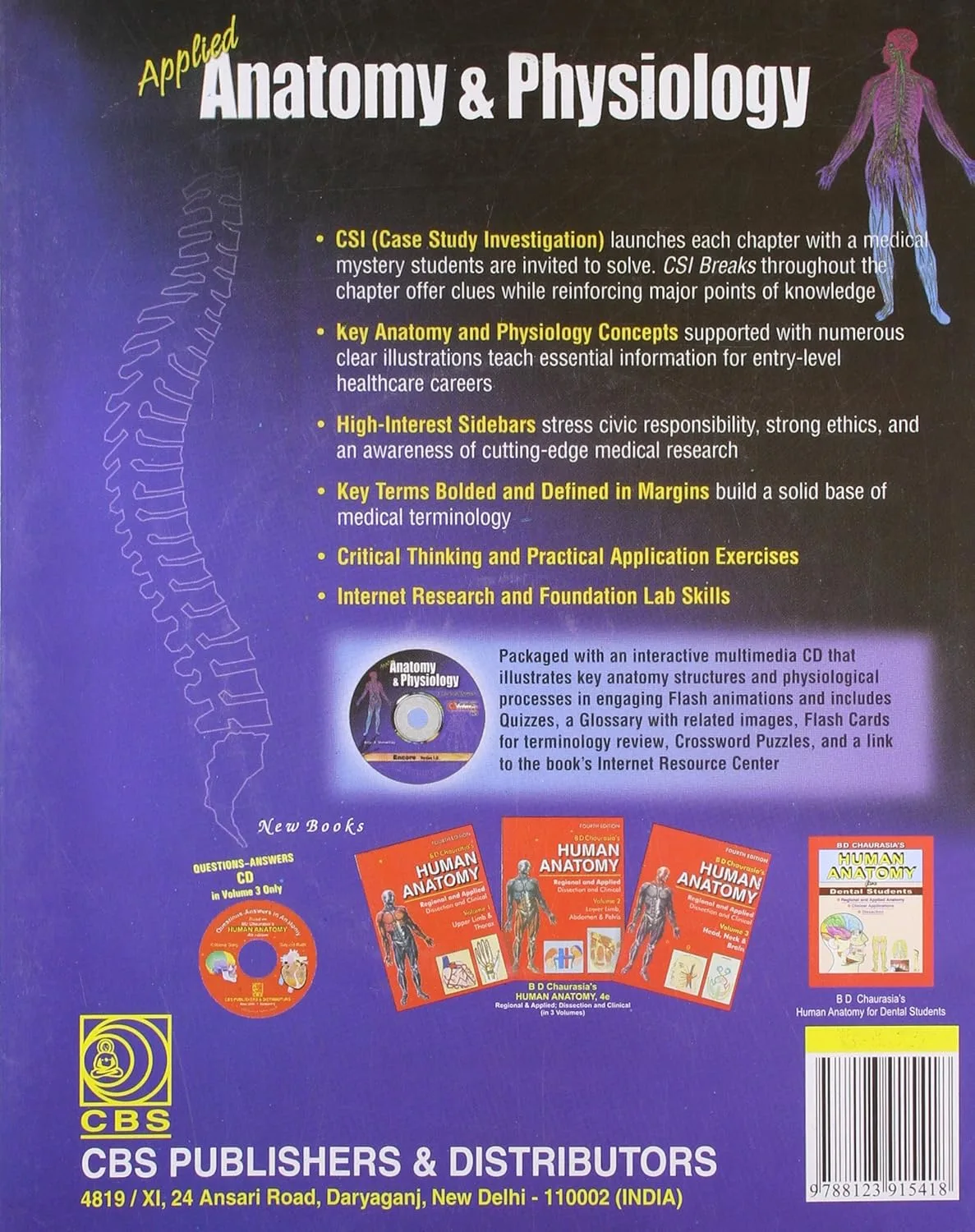Applied Anatomy and Physiology | With CD