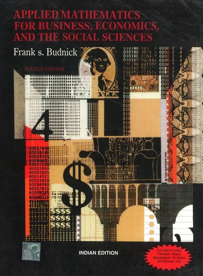 Applied Mathematics for Business Economics and The Social Sciences | 4th Edition | Paperback