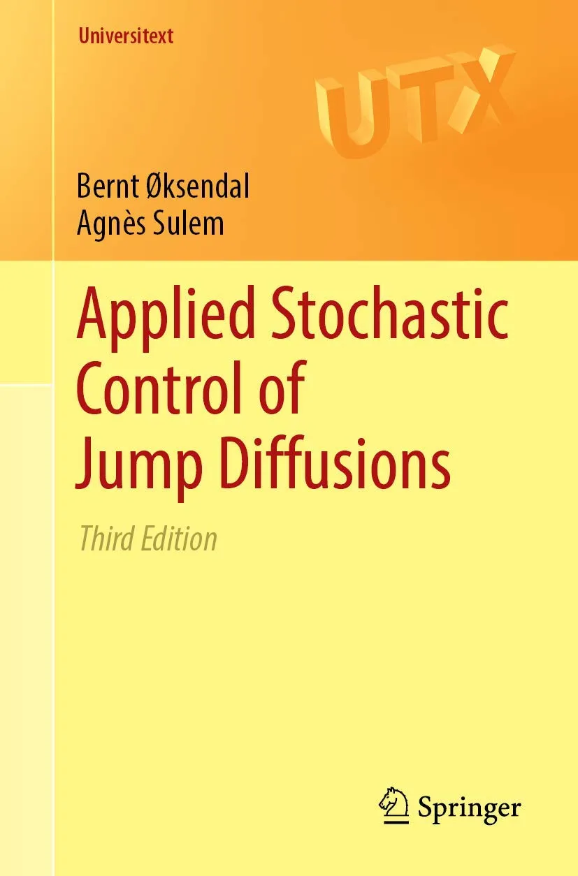 Applied Stochastic Control Of Jump Diffusions Third Edition | Paperback