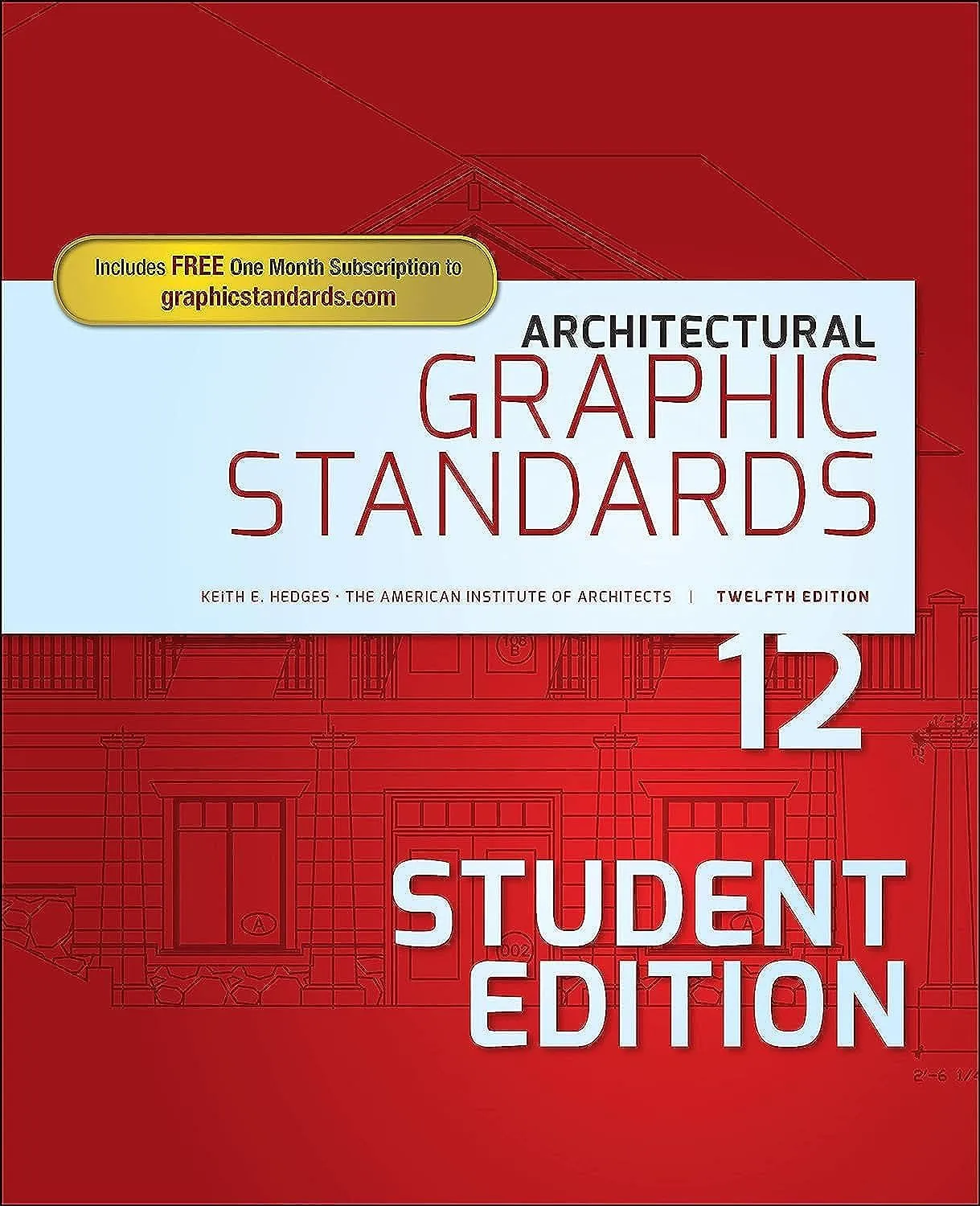 Architectural Graphic Standards Student Edition | 12nd Edition | Paperback