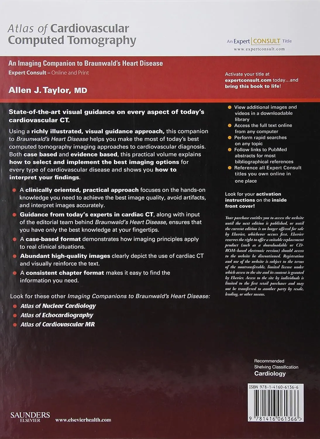 Atlas of Cardiovascular Computed Tomography An Imaging Companion to Braunwald's Heart Disease | Hardcover