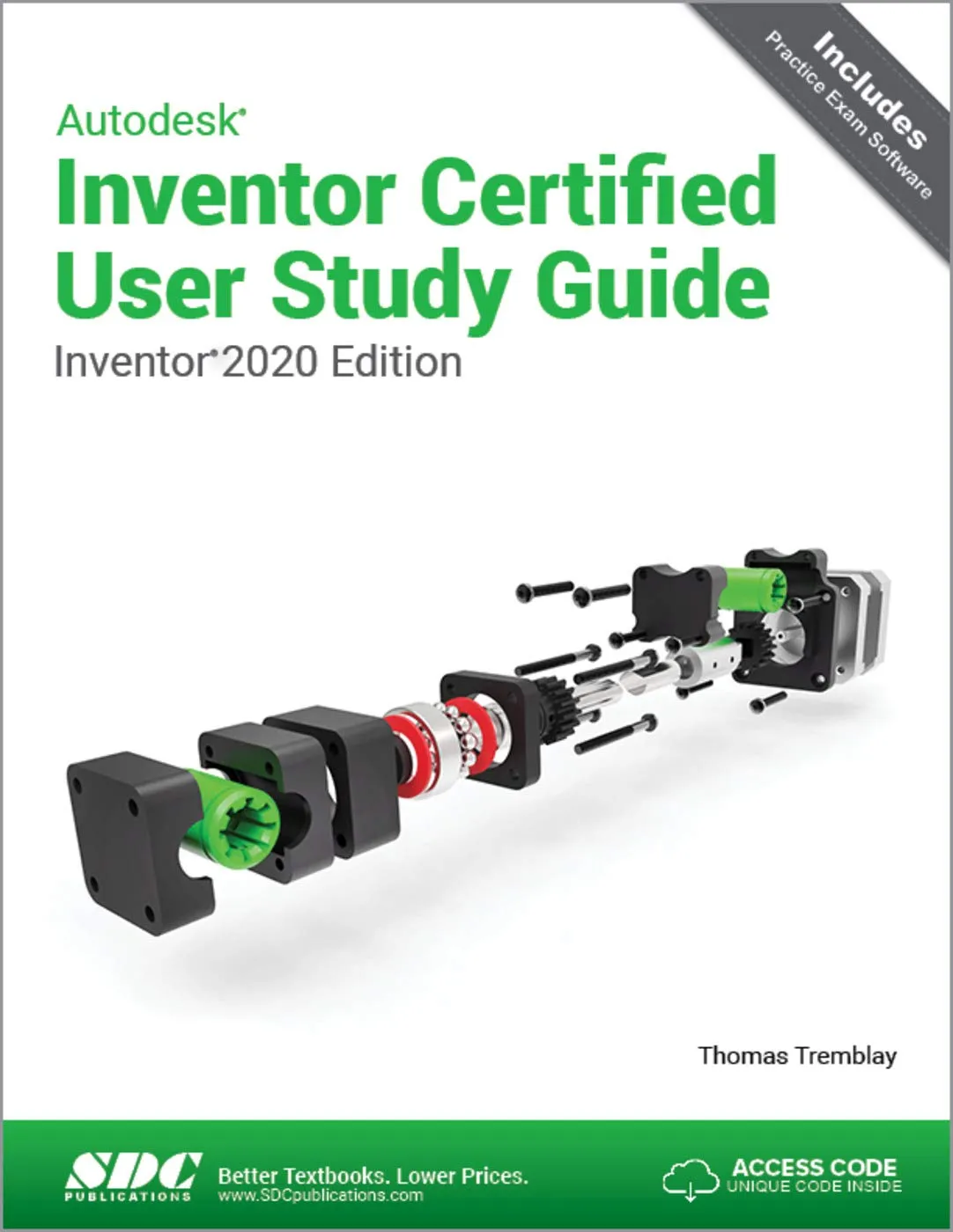 Autodesk Inventor Certified User Study Guide Inventor 2020 Edition | Paperback