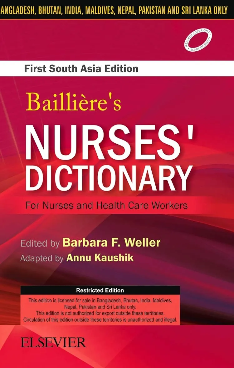 Baillieres Nurses Dictionary | Paperback