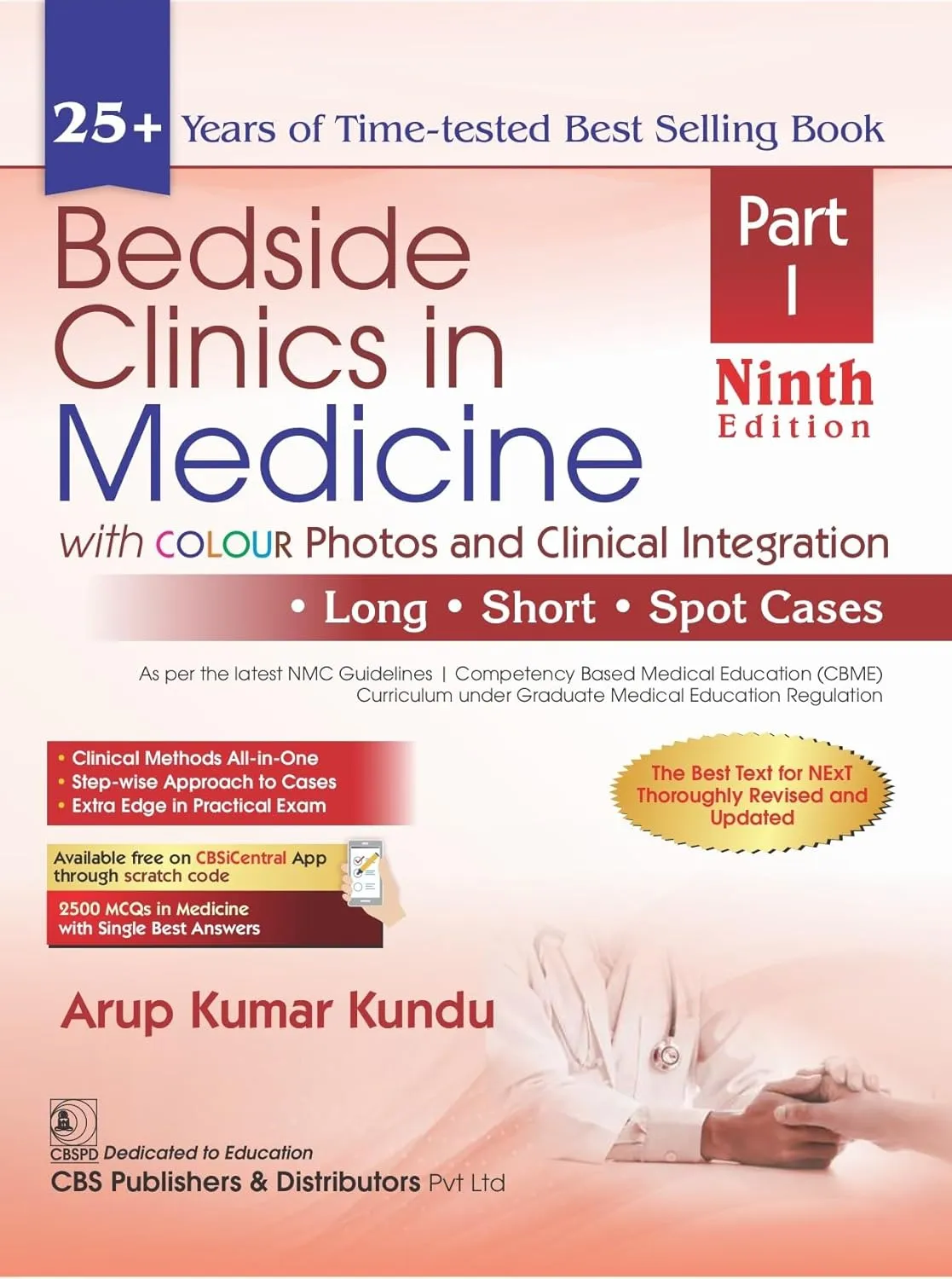 Bedside Clinics In Medicine Part I With Colour Photos And Clinical Integration | 9e | Paperback