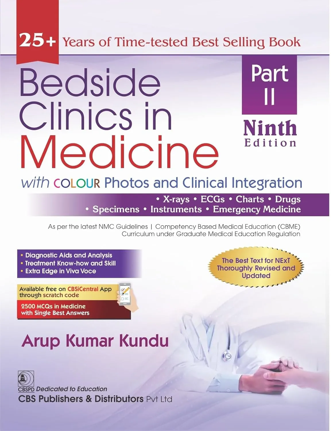 Bedside Clinics In Medicine Part II With Colour Photos And Clinical Integration | 9e | Paperback