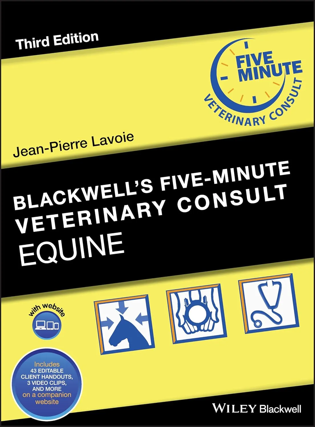Blackwells Five Minute Veterinary Consult Equine Third Edition | Hardcover