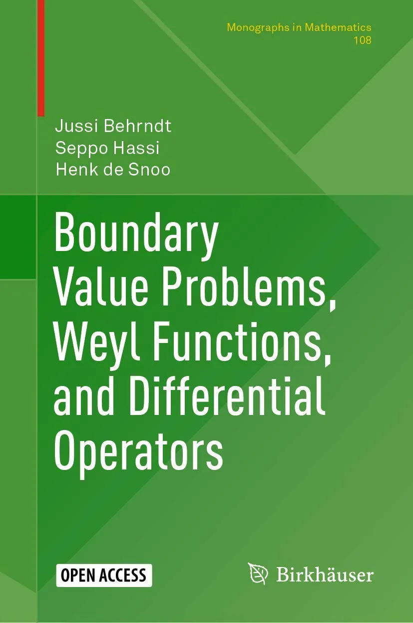 Boundary Value Problems Weyl Functions And Differential Operators | Hardcover