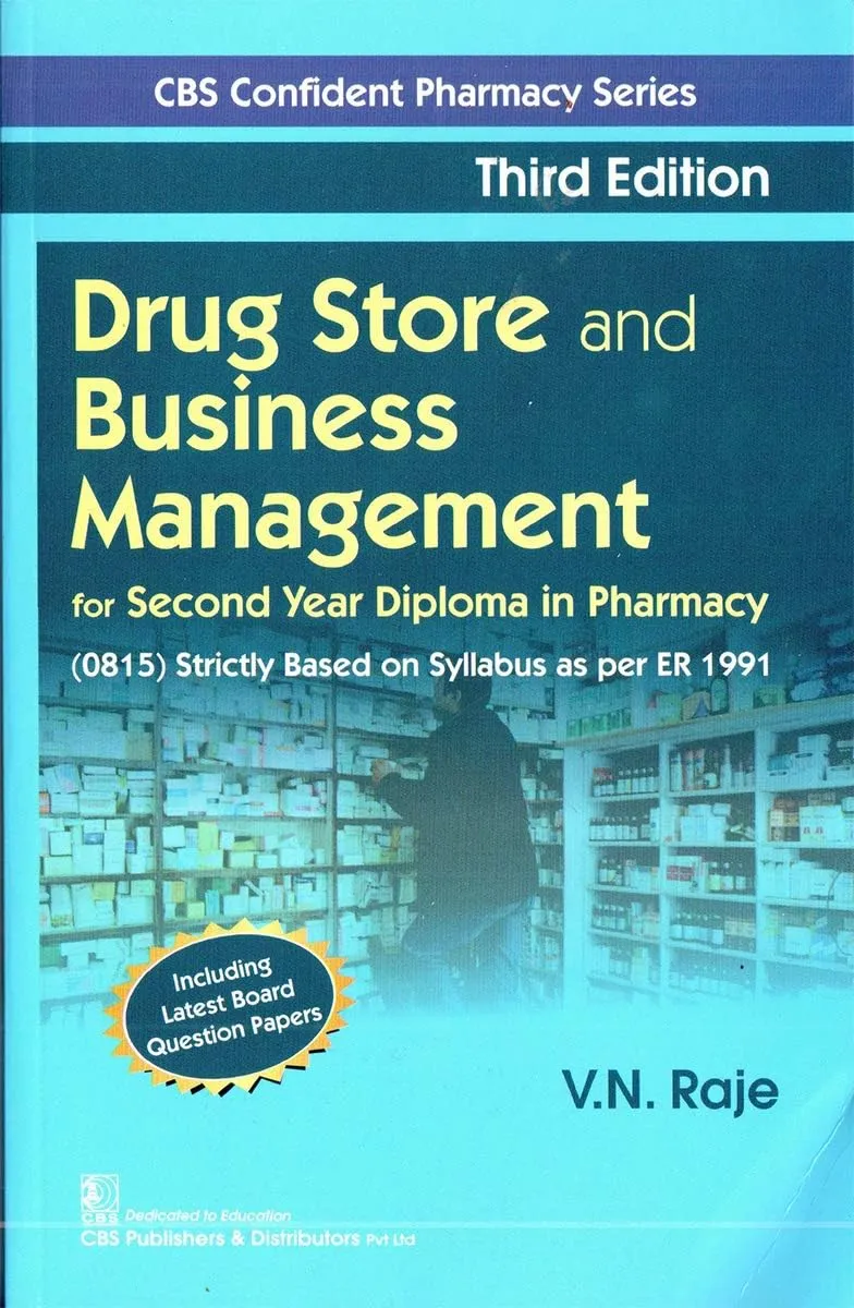 CBS Confident Pharmacy Series Drug Store and Business Management | Third Edition | Paperback