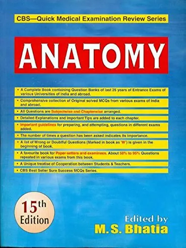 CBS Quick Medical Examination Review Series Anatomy | 15th Edition | Paperback