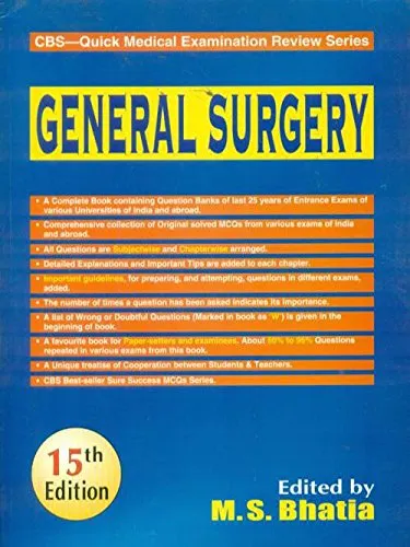 CBS Quick Medical Examination Review Series General Surgery | 15th Edition | Paperback