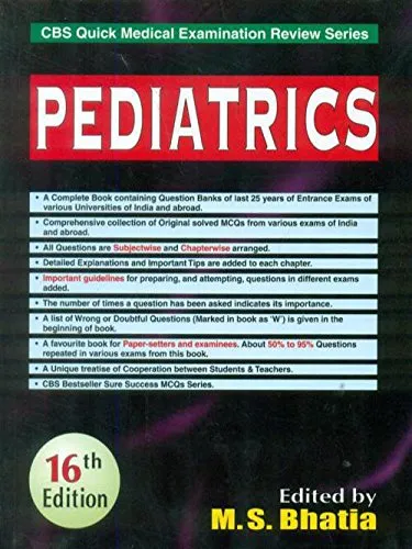 CBS Quick Medical Examination Review Series Pediatrics | 16th Edition | Paperback