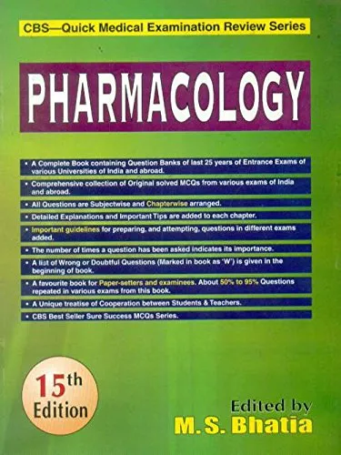 CBS Quick Medical Examination Review Series Pharmacology | 15th Edition | Paperback