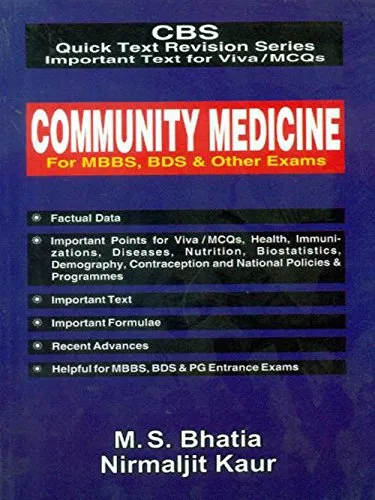 CBS Quick Text Revision Series Important Text for Viva / MCQs Community Medicine for MBBS | BDS and Other Exams | Paperback