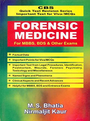 CBS Quick Text Revision Series Important Text for Viva / MCQs Forensic Medicine for MBBS | BDS and Other Exams | Paperback