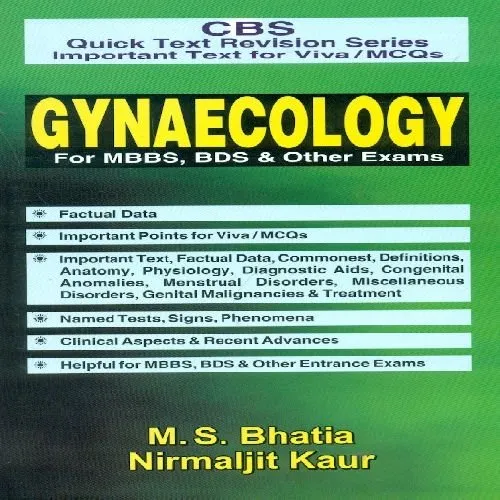 CBS Quick Text Revision Series Important Text for Viva / MCQs Gynaecology for MBBS | BDS and Other Exams | Paperback