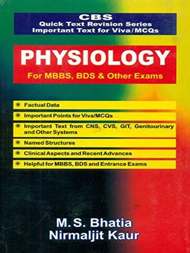 CBS Quick Text Revision Series Important Text for Viva / MCQs Physiology for MBBS | BDS and Other Exams | Paperback