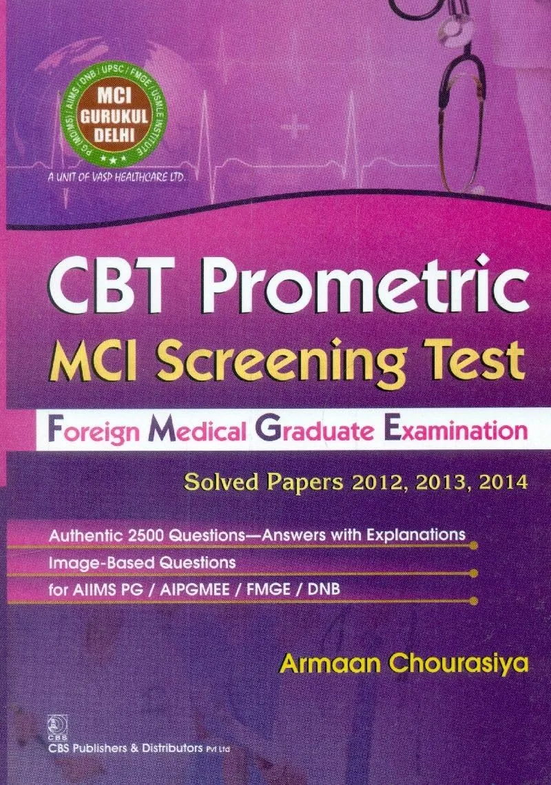 CBT Prometric MCI Screening Test Foreign Medical Graduate Examination Solved Papers 2012 | 2013 | 2014