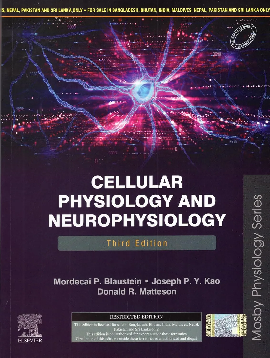 Cellular Physiology And Neurophysiology Third Editiond | Paperback
