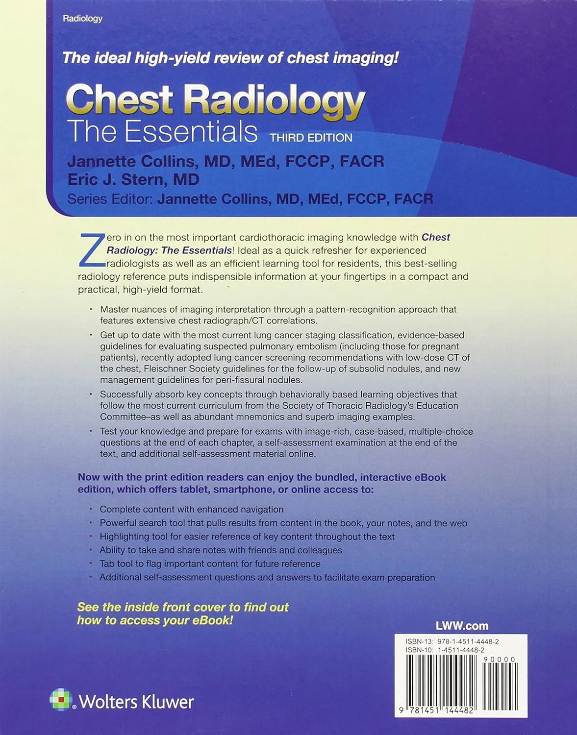 Chest Radiology - The Essentials | Third Edition | Hardcover