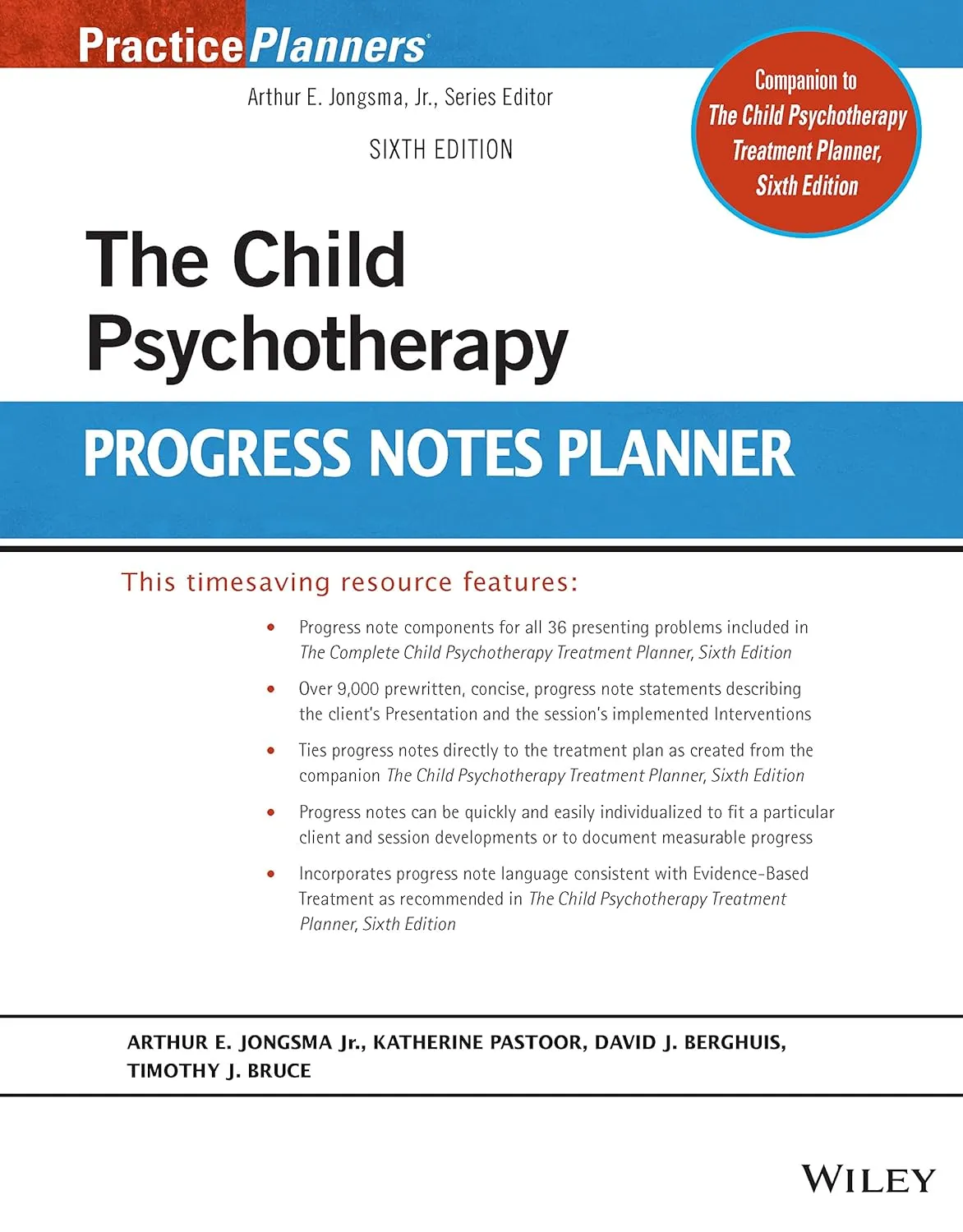 The Child Psychotherapy Progress Notes Planner 6th Edition | Paperback