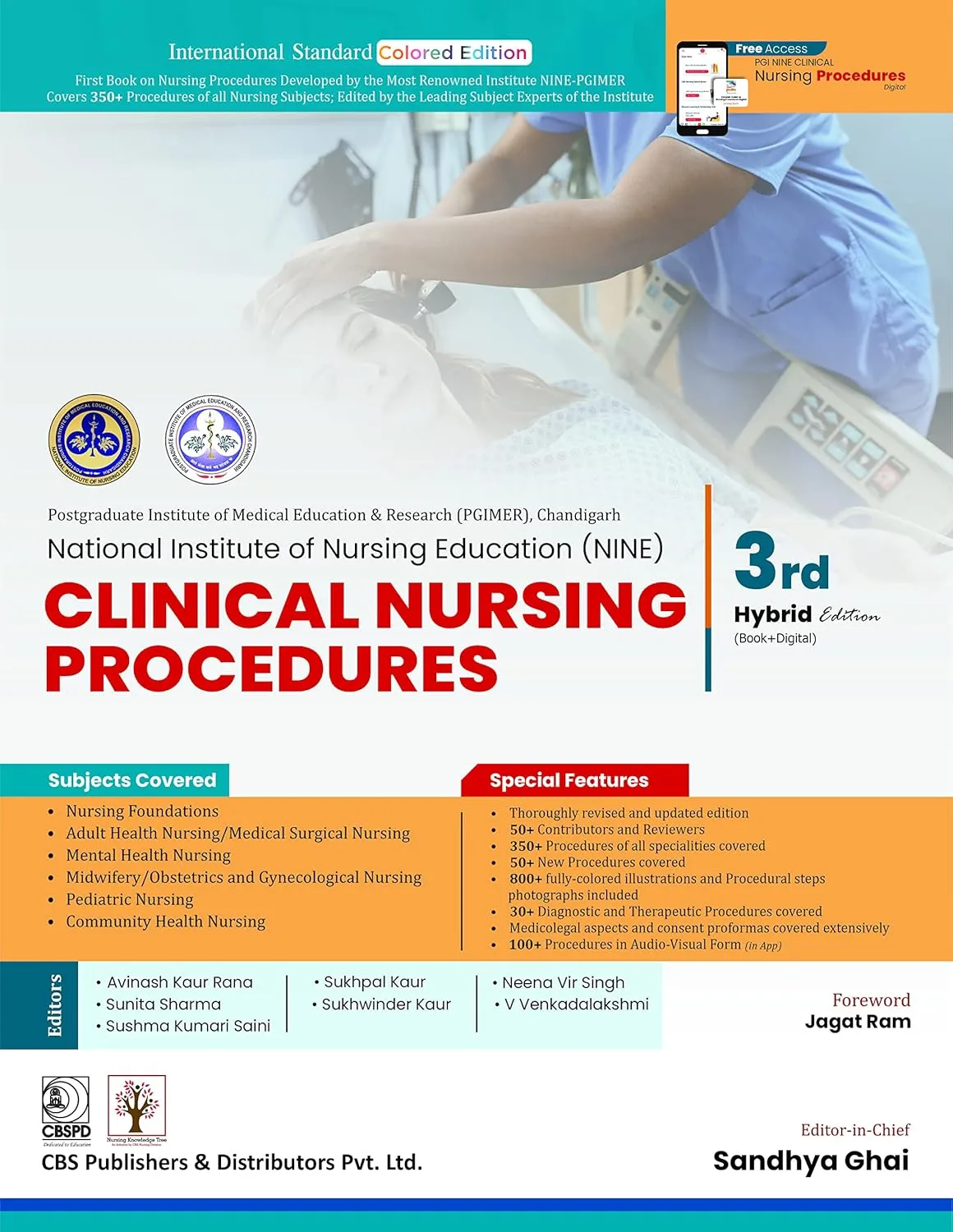 Clinical Nursing Procedures Third Edition Pgimer National Institute Of Nursing Education | Paperback