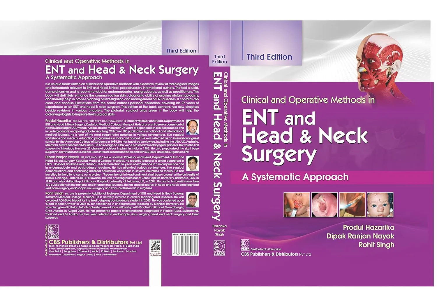 Clinical and Operative Methods In ENT and Head and Neck Surgery A Systematic Approach | Third Edition | Hardcover