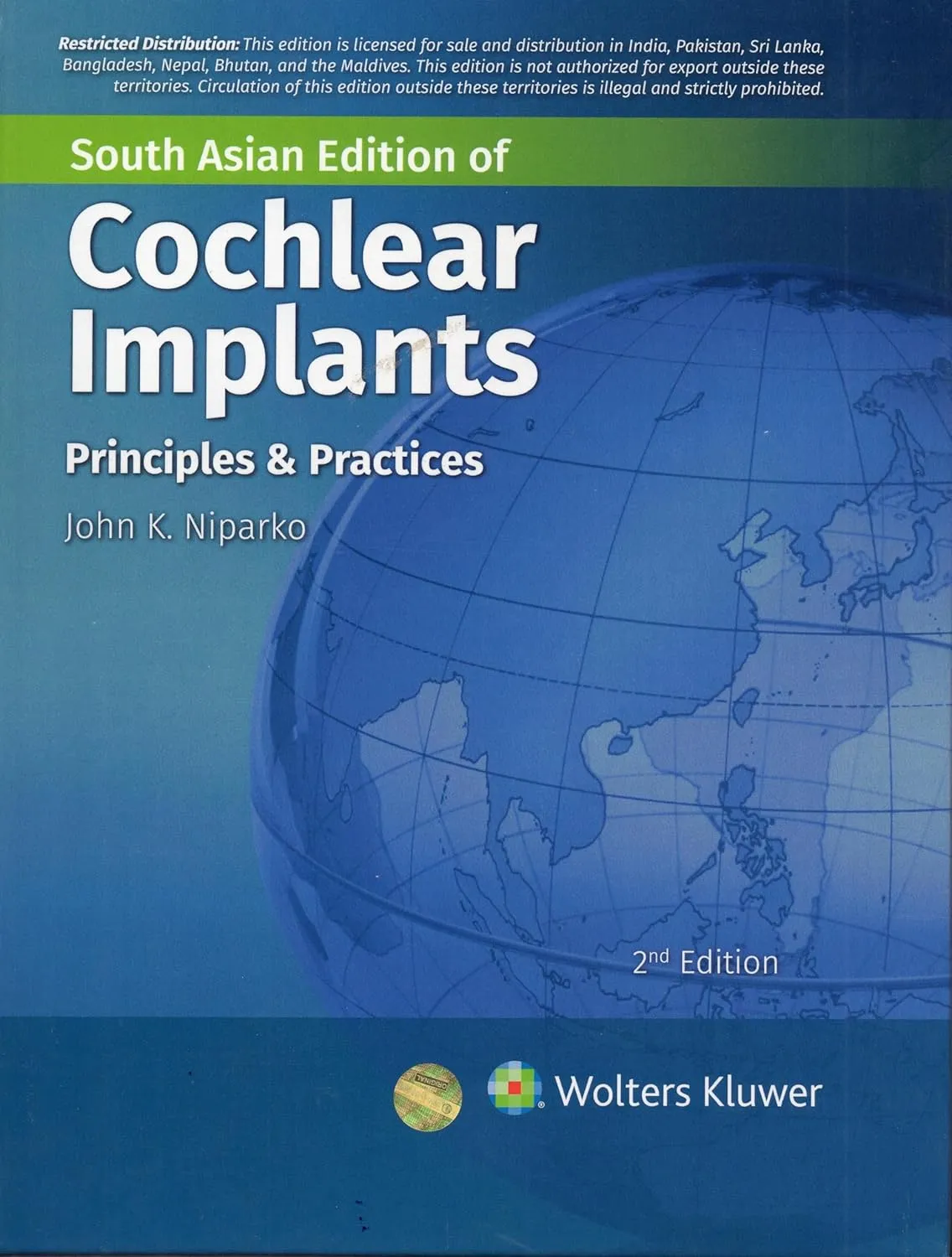 Cochlear Implants Principles And Practice | 2nd Edition (Sae) | Hardcover