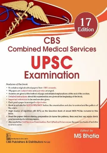 Combined Medical Services Upsc Examination 17th Edition | Paperback