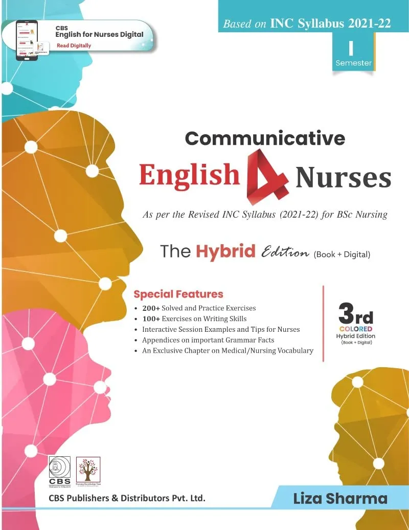 Communicative English 4 Nurses Third Edition As Per The Revised Inc Syllabus 2021-22 For Bsc Nursing Semester I | Paperback