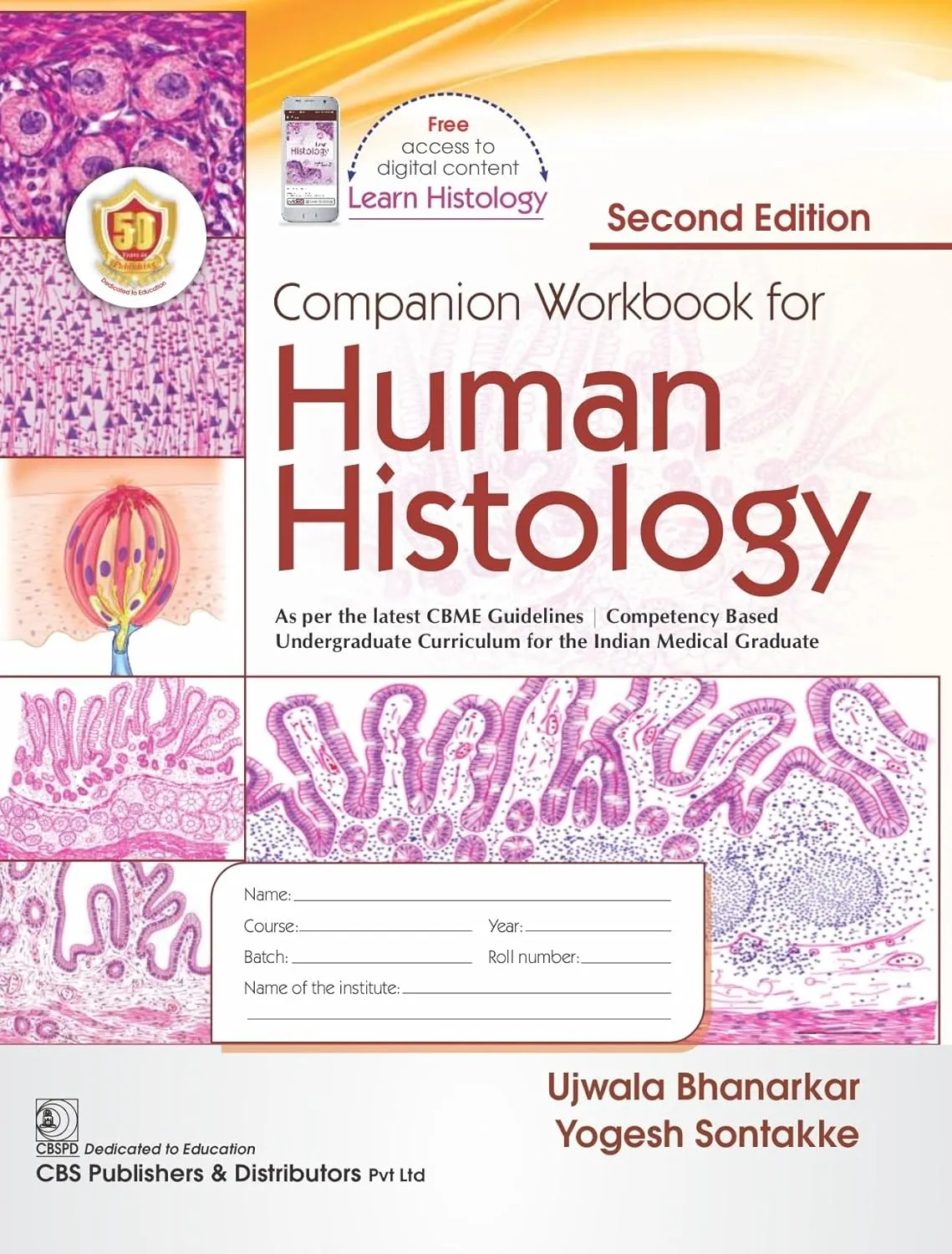 Companion Workbook For Human Histology 2nd Edition | Paperback