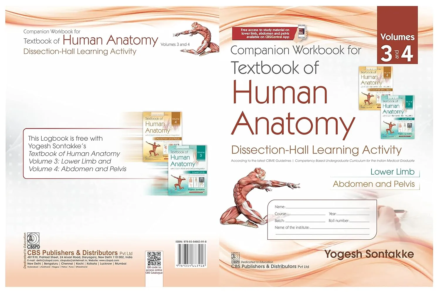 Companion Workbook for Textbook of Himan Anatomy | Volume 3 and Volume 4