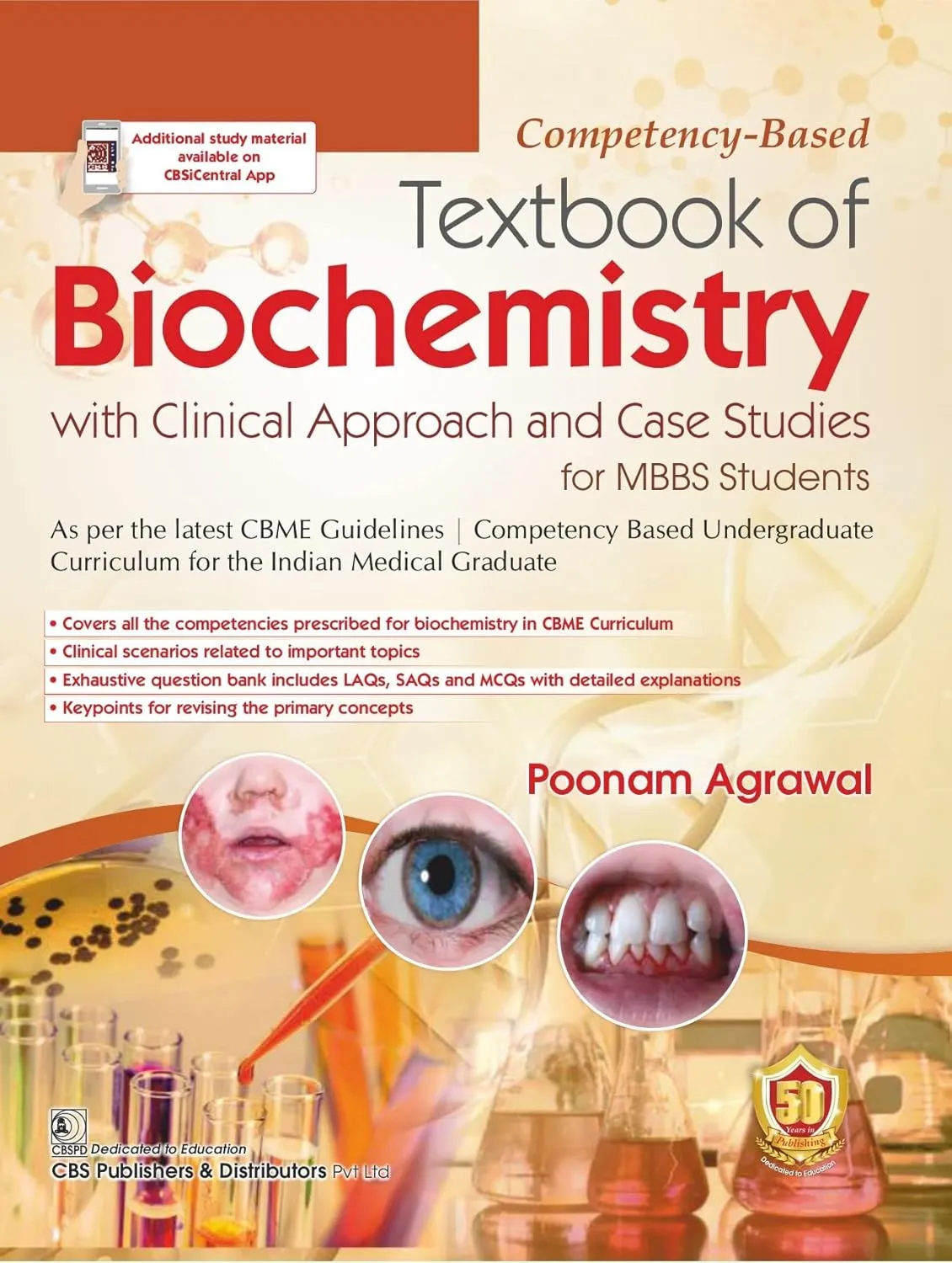 Competency Based Textbook Of Biochemistry With Clinical Approach And Case Studies For Mbbs Students | Paperback