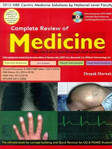 Complete Review of Medicine To Crack All NBE Exams | With DVD-Rom | Paperback