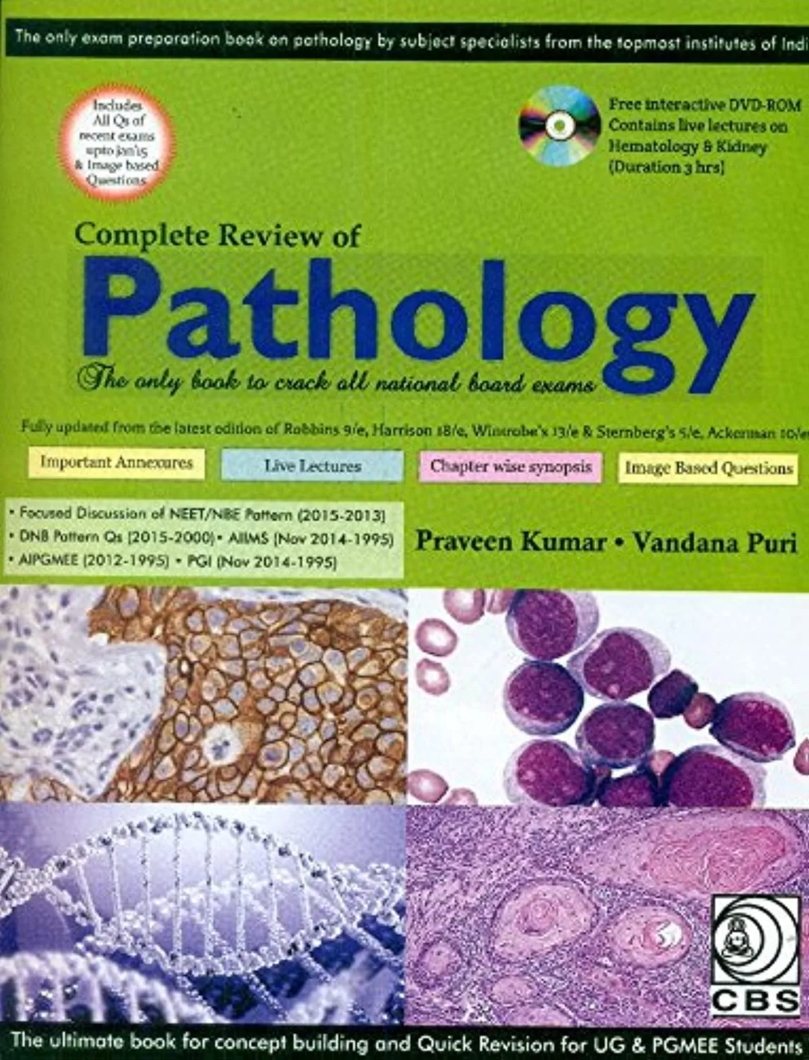 Complete Review of Pathology The only book to crack all national board exams | With DVD | Paperback