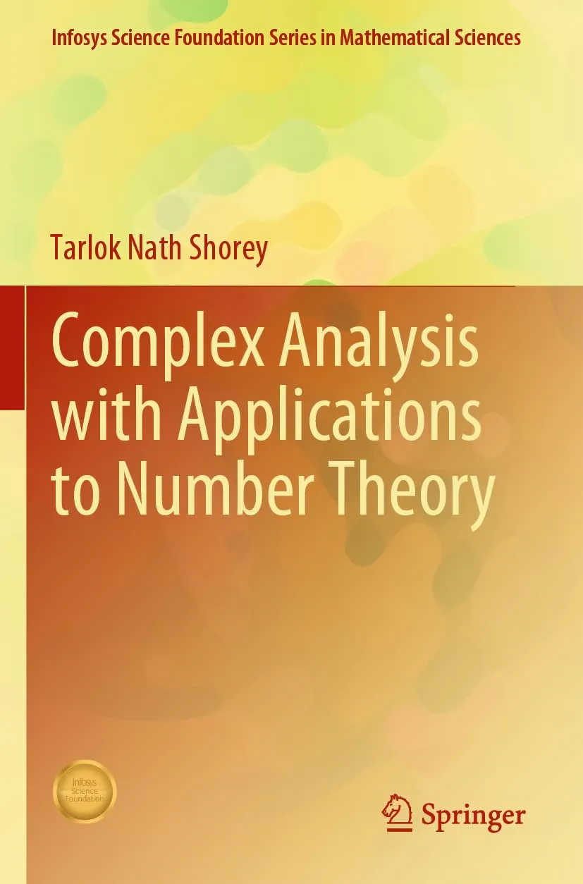 Complex Analysis With Applications To Number Theory | Paperback