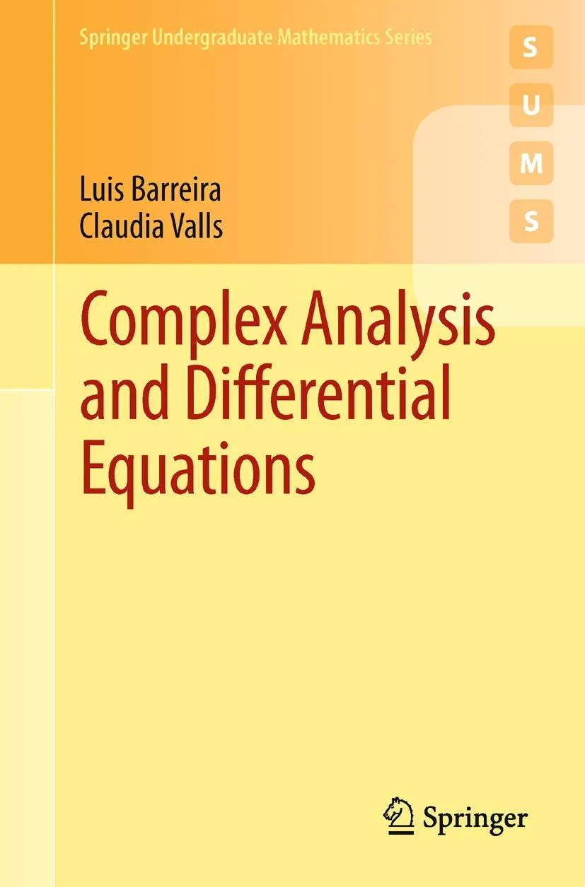 Complex Analysis And Differential Equations | Paperback