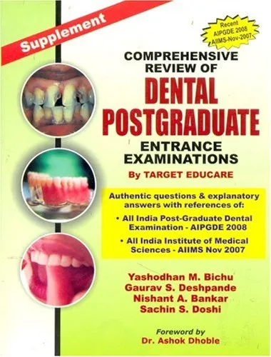 Comprehensive Review of Dental Postgraduate Entrance Examinations By Target Educare