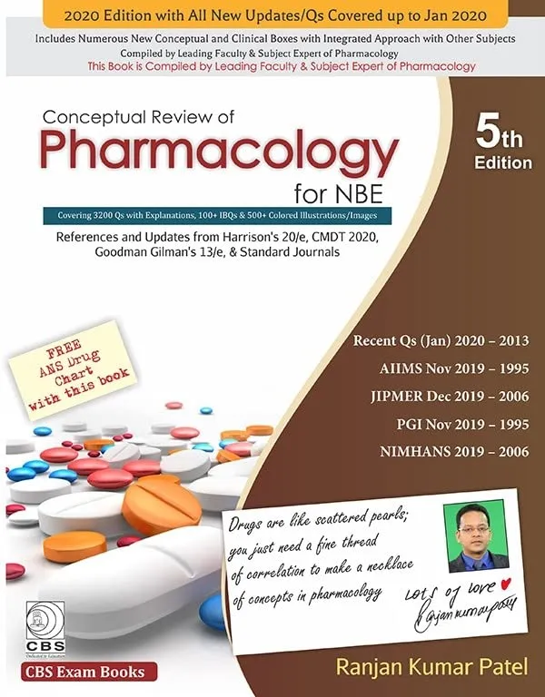Conceptual Review of Pharmacology for NBE | 5th Edition | Paperback