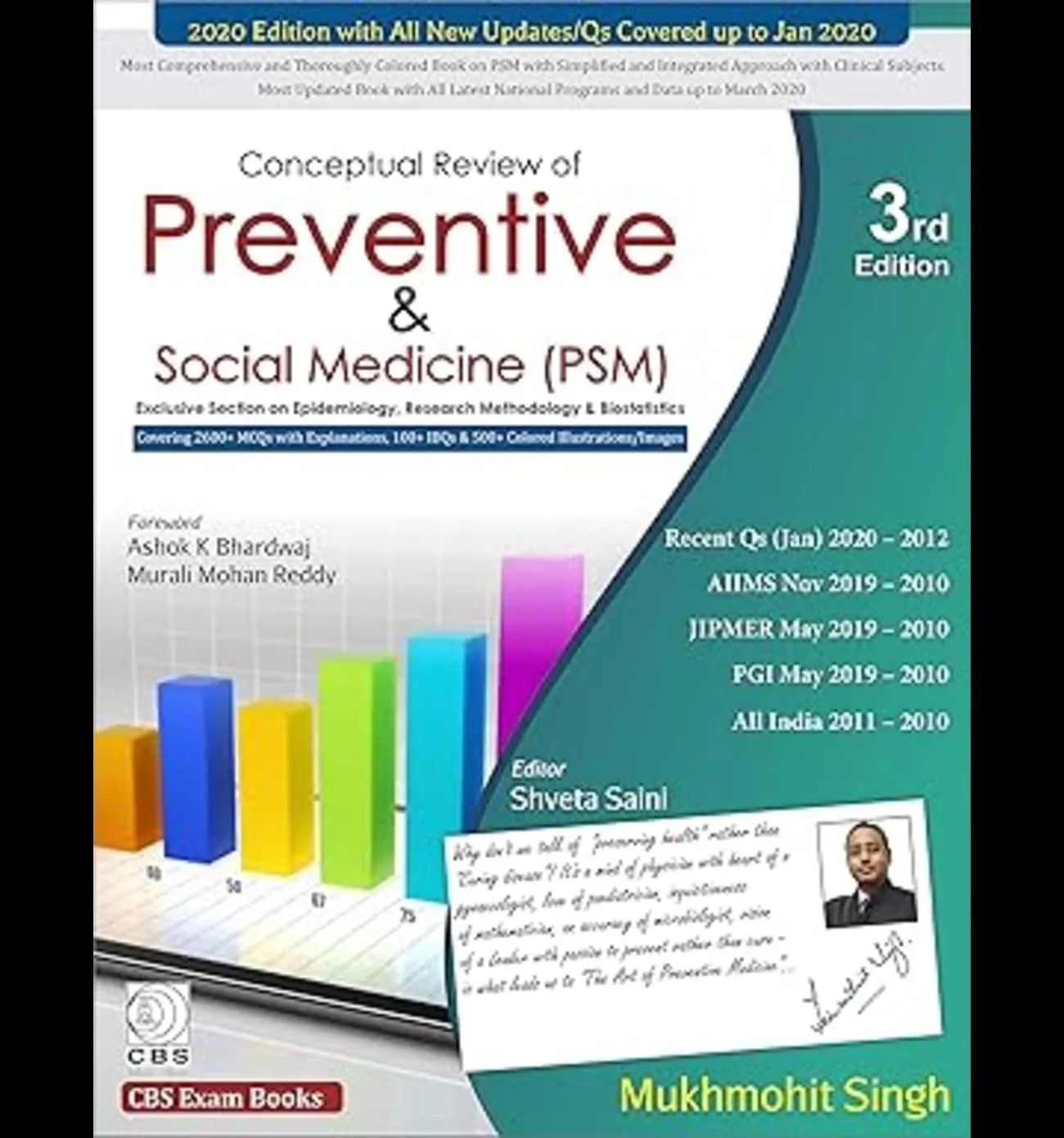 CONCEPTUAL REVIEW OF PREVENTIVE AND SOCIAL MEDICINE (PSM) Third Edition | Paperback